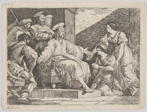 Christ assis prêchant - Giuseppe Cades