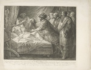 Le roi François Ier auprès de Léonard de Vinci mourant - Giuseppe Cades