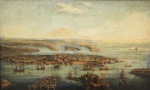 Vue du Grand Port, Marsamxett et La Valette - Giuseppe Caloriti