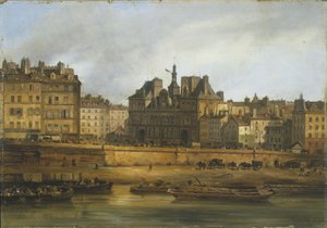 Hôtel de Ville et Place de Grève, vus de l