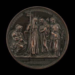Allégorie du triomphe de la religion [verso] - Giuseppe Cerbara