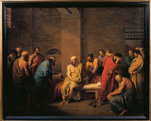 Italie, Crémone, La Mort de Socrate - Giuseppe Diotti
