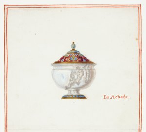 Bol couvert en agate - Giuseppe Grisoni