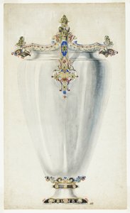 Vase monumental orné de bijoux - Giuseppe Grisoni