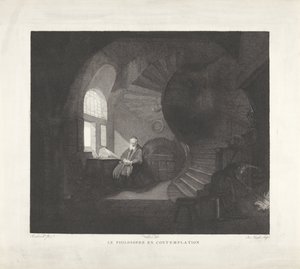 Philosophe méditant - Giuseppe Longhi