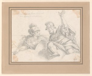 Deux soldats romains en conversation - Giuseppe Longhi