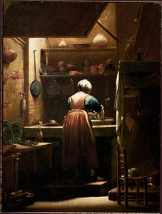 La Fille de Cuisine - Giuseppe Maria Crespi