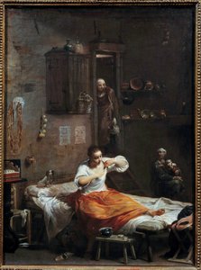 La femme à la puce