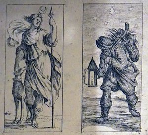 Cartes de tarot du XVIIe siècle par Giuseppe Maria Mitelli