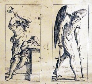 Cartes de tarot du XVIIe siècle par Giuseppe Maria Mitelli