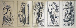 Cartes de tarot du XVIIe siècle par Giuseppe Maria Mitelli