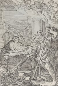 Adoration des bergers, 1654-1718 - Giuseppe Maria Mitelli