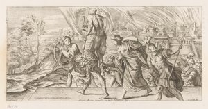 Énée fuit avec sa famille de Troie (Omzwervingen van Aeneas, L