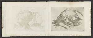 Bovenlichaam van een vrouw - Giuseppe Maria Mitelli