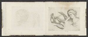 Buste de femme et torse de femme - Giuseppe Maria Mitelli