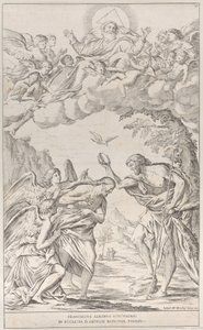 Planche 8 : le Baptême du Christ, 1678 - Giuseppe Maria Mitelli