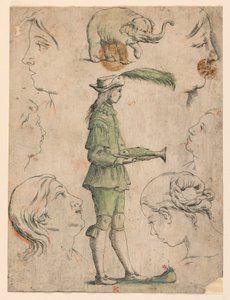 Épreuves pour Quatre Planches de "Alfabeto in Sogno" : Lettre E - Giuseppe Maria Mitelli