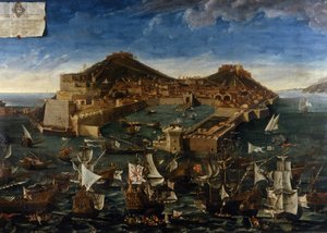 Porto Ferraio (Elbe), peinture de G.M. Terreni - Giuseppe Maria Terreni