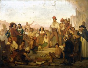 La révolte du pêcheur napolitain Tommaso Aniello, dit Masaniello (1622-1647) à Naples en 1647 - Giuseppe Mazza