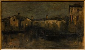 Paysage avec Maisons