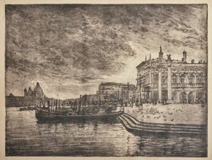 Le Palais Royal et la Basilique de la Salute - Giuseppe Miti Zanetti