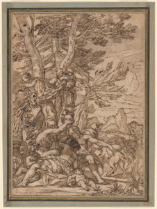 Un bacchanal - Giuseppe Nicola Nasini
