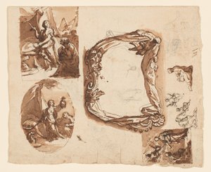 Judith et Holopherne et Autres Études (recto) ; Diane et Endymion (verso)