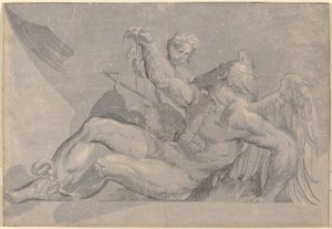 Saturne - Giuseppe Nicolo Vicentino, after Giovanni Antonio Pordenone