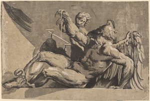 Saturne - Giuseppe Nicolo Vicentino, after Giovanni Antonio Pordenone