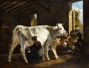 La traite - Giuseppe Palizzi