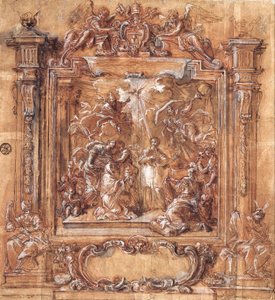 Le cardinal Albani se voit offrir la tiare