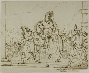 Le triomphe de Mardochée - Giuseppe Piattoli