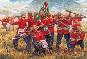 Guerre anglo-zouloue : soldats de l