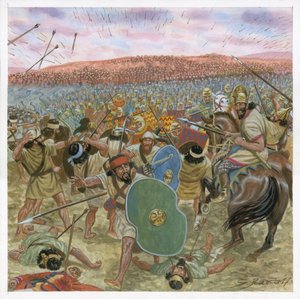 Bataille entre Perses et Mèdes