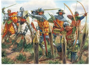 Guerre de Cent Ans : soldats britanniques - Giuseppe Rava