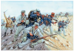 Marche ou crève Soldats de la Légion étrangère française - Illustration de Giuseppe Rava - Giuseppe Rava