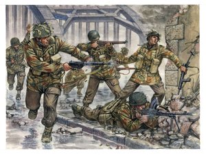 Seconde Guerre mondiale : parachutistes anglais surnommés « Diables rouges » pendant l
