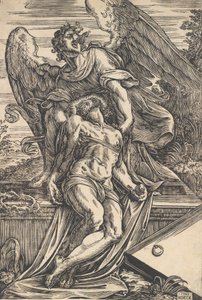 Le Christ mort soutenu par un ange - Giuseppe Scolari