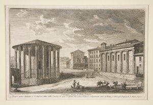 Ruines près du Ponte Palatino - Giuseppe Vasi