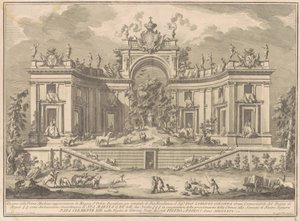 La Prima Macchina pour la Chinea de 1766: Le Palais d