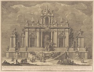 La Prima Macchina pour la Chinea de 1774 : Hercule et le Dragon dans le Jardin des Hespérides