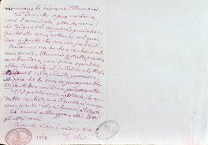 Lettre manuscrite de Giuseppe Verdi à Antonio Ghislanzoni - Giuseppe Verdi