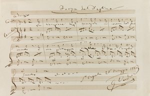 Citation musicale de La forza del destino, St Agata, 28 mai 1869, 1869 - Giuseppe Verdi
