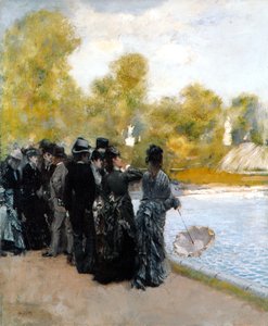 Le bassin du Jardin du Luxembourg - Giuseppe de Nittis