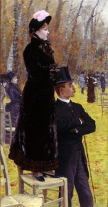 Les courses à Auteuil - Giuseppe de Nittis