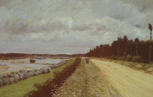 Route de campagne le long de l