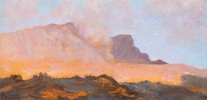 Fumerolle du mont Vésuve, vers 1871, par Giuseppe De Nittis