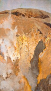 Fumarole du mont Vésuve, vers 1871