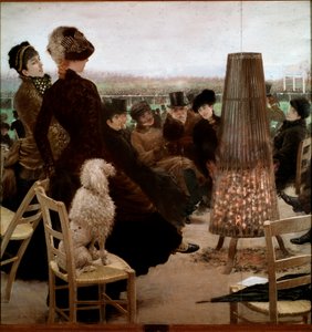 Les courses au Bois de Boulogne - Giuseppe or Joseph de Nittis