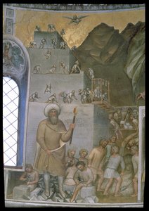 Construction de la Tour de Babel, 1360-70 - Giusto di Giovanni de Menabuoi